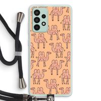 Kameel: Samsung Galaxy A52s 5G Transparant Hoesje met koord