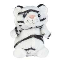 Pluche knuffel dieren Witte Tijger 12 cm