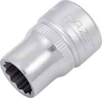 HAZET Dopsleutel 880AZ-3/8 · 3/8 inch (10 mm) vierkant hol · Buitentwaalfkant tractieprofiel · SW 3/8?