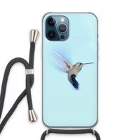 Kolibri: iPhone 13 Pro Max Transparant Hoesje met koord