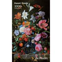 Puzzelman Vaas met Bloemen - Jan de Heem (Mauritshuis) (1000) - thumbnail