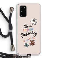 Tough Life: Samsung Galaxy S20 Plus Transparant Hoesje met koord