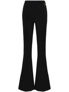 Elisabetta Franchi pantalon à coupe évasée - Noir