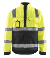 Blåkläder Jack, ongevoerd High-Vis 40231804 | High-Vis Geel/Zwart | Maat M - 7330509347089
