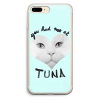 You had me at tuna: iPhone 7 Plus Transparant Hoesje