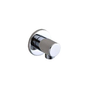 Luxe Messing Muur Doucheaansluiting Rond 1/2" Chroom Aqua Splash