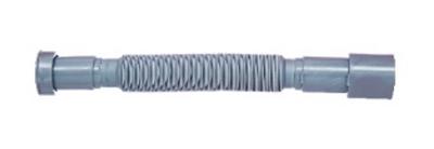 Kirchhoff ECO-SAVE kunststof aansluitbuis, grijs, 1 1/2"IG x 40/50 mm, flexibel 370-830 mm - 98836949
