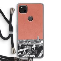 Marrakech Skyline : Pixel 4a Transparant Hoesje met koord