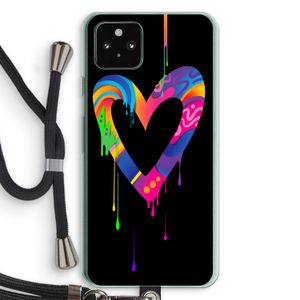 Melts My Heart: Pixel 5a 5G Transparant Hoesje met koord