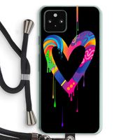 Melts My Heart: Pixel 5a 5G Transparant Hoesje met koord