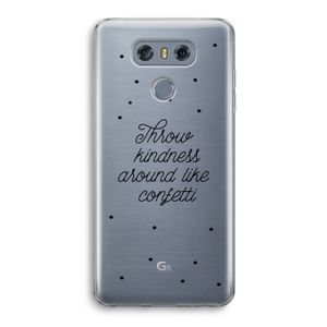 Confetti: LG G6 Transparant Hoesje