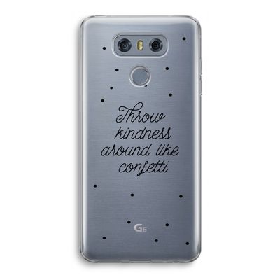 Confetti: LG G6 Transparant Hoesje