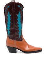 Buttero bottines d'inspiration western 50 mm - Bleu