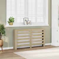VidaXL Radiatorombouw 149x20x82 cm bewerkt hout sonoma eikenkleurig
