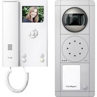 Ritto by Schneider RGE1892120 Complete set voor Video-deurintercom Kabelgebonden Eengezinswoning Zilver, Wit