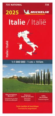 Wegenkaart - landkaart 735 Italië 2025 | Michelin Wegenkaart - landkaart 735 Italië 2025 | Michelin