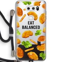 Eat Balanced: LG V30 Transparant Hoesje met koord