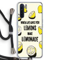 Lemonade: Oppo A91 Transparant Hoesje met koord