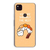 You're Shrimply The Best: Google Pixel 4a 5G Transparant Hoesje
