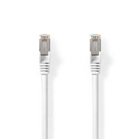 Nedis Cat 8.1 Netwerkkabel | S/FTP | RJ45 Male | RJ45 Male | 0.25 m | Rond | LSZH | Wit | Label - CCGL85520WT025 - thumbnail