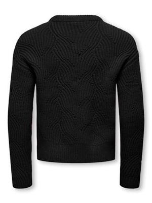 Kids ONLY winter sweater meisjes - zwart - KogKatia - regular fit