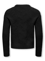 Kids ONLY winter sweater meisjes - zwart - KogKatia - regular fit