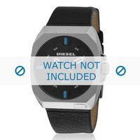 Diesel horlogeband DZ1545 Leder Zwart 26mm