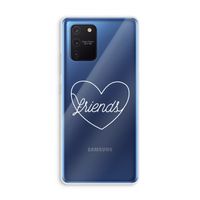Friends heart pastel: Samsung Galaxy Note 10 Lite Transparant Hoesje