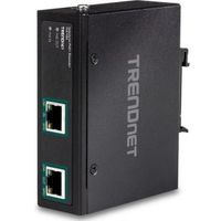 Trendnet TI-E100 netwerkextender Netwerkzender 10,100,1000 Mbit/s Zwart