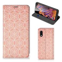 Samsung Xcover Pro | Hoesje met Magneet | Pattern Orange