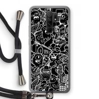 Vexx Black City : Xiaomi Redmi 9 Transparant Hoesje met koord