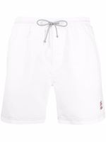 Brunello Cucinelli short de bain à logo brodé - Blanc