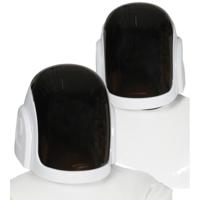 Verkleedhelm astronaut - wit - kunststof - Space thema accessoires - volwassenen