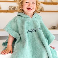 Badponcho groen