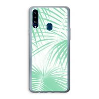 Palmbladeren: Samsung Galaxy A20s Transparant Hoesje
