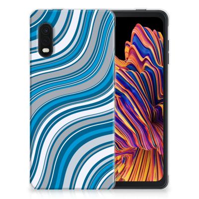 Samsung Xcover Pro | TPU bumper | Waves Blue