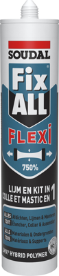 Soudal Fix ALL Flexi | Lijm- en voegkit | 125 ml - 131095