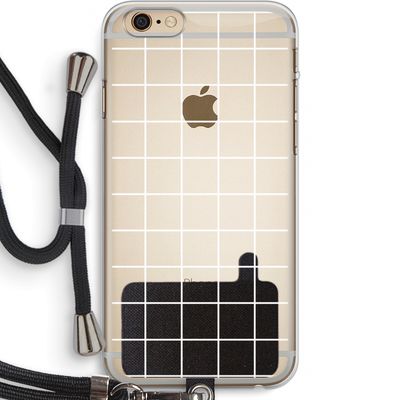 Rooster 2: iPhone 6 PLUS / 6S PLUS Transparant Hoesje met koord