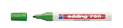 Edding Lakmarker | groen | streepbreedte 2-4 mm ronde punt | 10 stuks - 4-750004 4-750004
