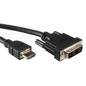 VALUE monitorkabel DVI (18+1) / HDMI M/M, zwart, 10 m