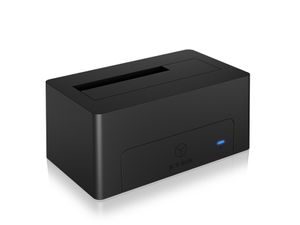 ICY BOX-1121-C31 USB docking station 2.5/3.5 HDD-/SSD Antraciet, Zwart