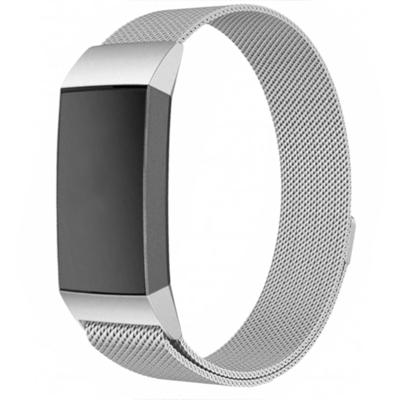 Fitbit Charge 3 & 4 Milanese Band - Zilver Fitbit Charge 3 & 4 Milanese Band - Zilver