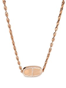 Hermès Pre-Owned collier Chaîne d'Ancre Verso - Rose