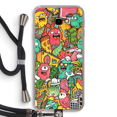 Vexx City: Samsung Galaxy J4 Plus Transparant Hoesje met koord