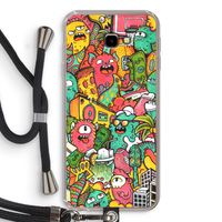 Vexx City: Samsung Galaxy J4 Plus Transparant Hoesje met koord