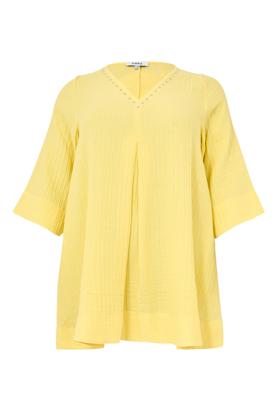 Yoek Tuniek Swing met plooi | Geel | Maat 58/60