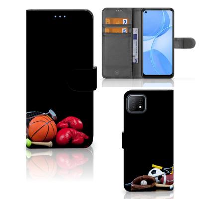 OPPO A73 5G | Wallet Case | met Pasjes | Sports