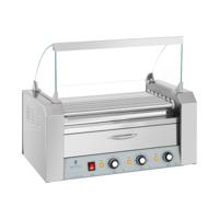 Hotdoggrill - 7 rollen - opwarmlade - roestvrij staal