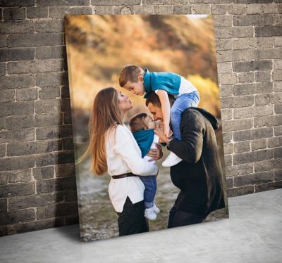 Familiefoto gepersonaliseerd canvas schilderij