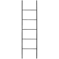 Decoratieve ladder Vincent - zwart - 160x37x1,5 cm - Leen Bakker - thumbnail